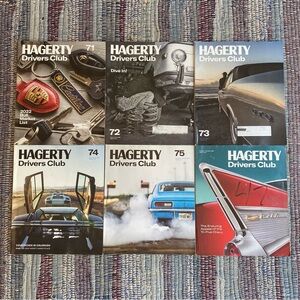 2022 Hagerty Drivers Club Magazine Collection. Complete set.